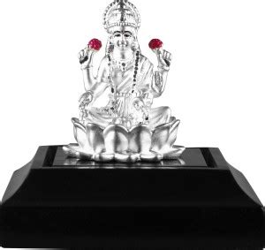 Krysaliis 999 Pure Silver Goddess Lakshmi Idols for Car Dashboard &Home ...