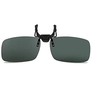 Generic Polarized Clip-on Unisex-Adult Sunglasses, Anti-Glare UV ...