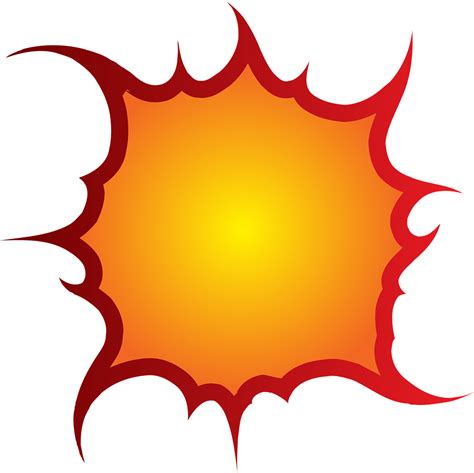 Fire Explosion Clip Art
