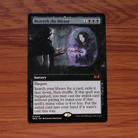 Beseech the Mirror #336 Wilds of Eldraine (WOE) Hologram magic the ...
