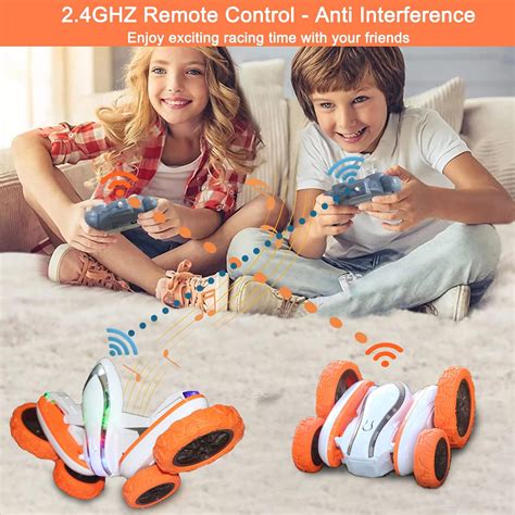 Buy Funsland Remote Control Car for Boys 3-5, RC Cars Stunt Car Toy ...