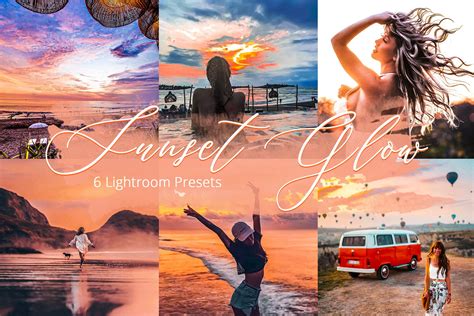 Sunset Glow - Lightroom Presets Pack – MasterBundles