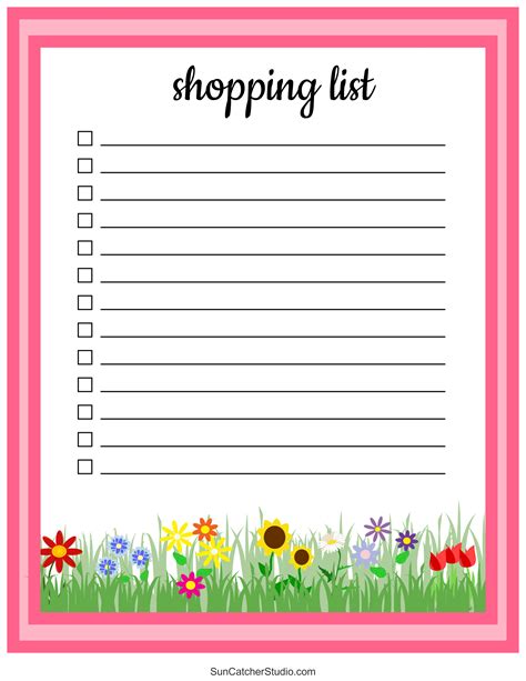 Get Free Printable Shopping Lists Today! - Printables for Everyone