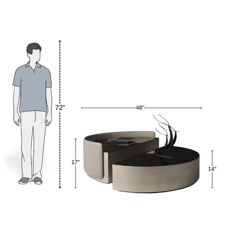 Buy Dual Slice Orbit-Inspired Coffee Table Online | Spaceven