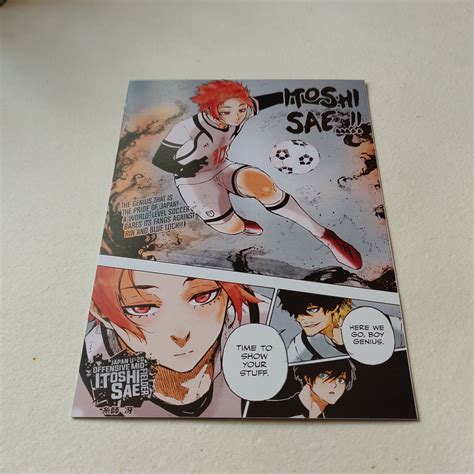 Blue Lock wall poster | Sae Itoshi | Style 2 – Dipped in Doodles