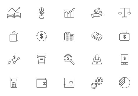 Financial Icon Vector 的图像结果