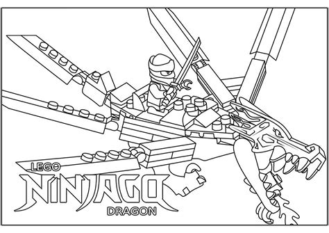 Lego Ninjago Dragon Rising Coloring Pages