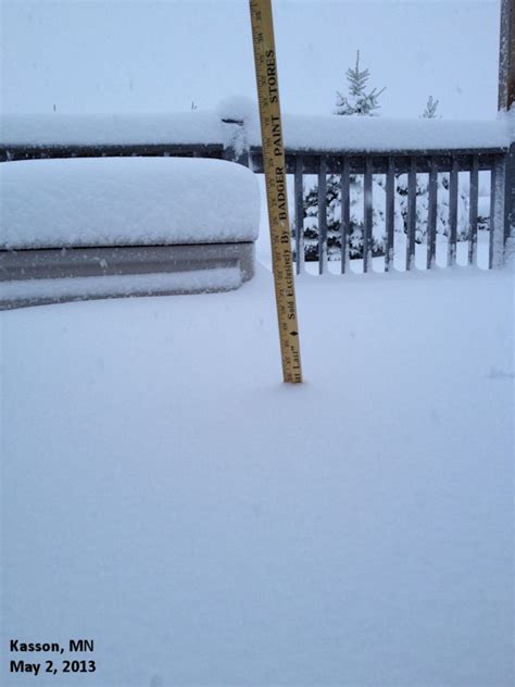 May 1-3, 2013 Record Heavy Snow
