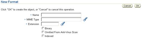 8 Managing Oracle Content Services Formats