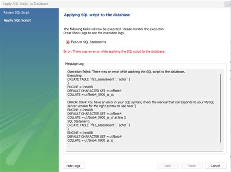 Image result for SQL Error 1064