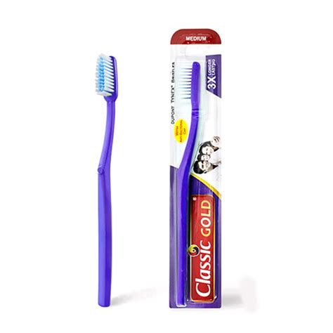 Premium Toothbrushes Pack Of 12 – Classic Gold Toothbrush