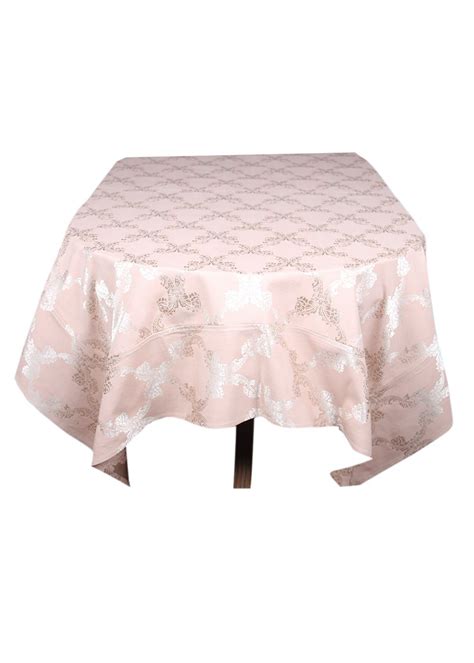 Get Cotton Jacquard Self Design Ogee Table Cover 4 Seater (60 x 90 ...