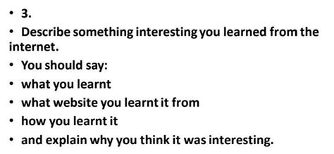 Plz help me out with this3. Describe something interesting you learned ...