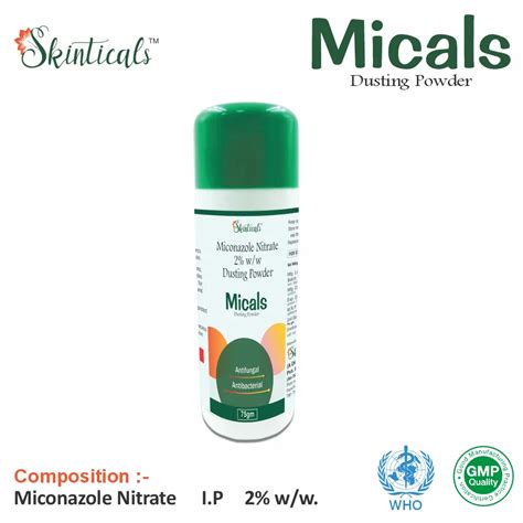 Miconazole Nitrate I.P. 2% w/w Micals Dusting Powder