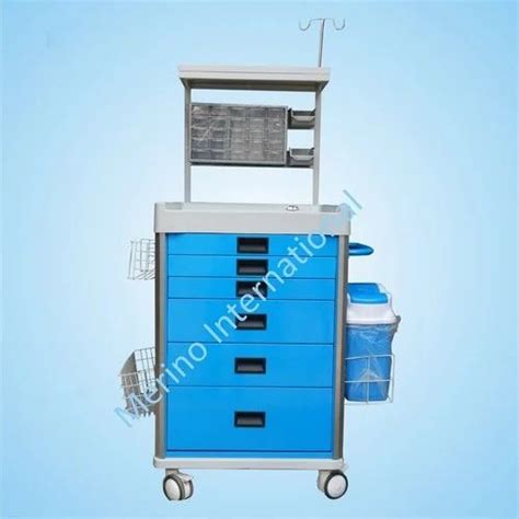 Hospital Trolley - Resuscitation Carts Model: MI-37ANE Wholesale Trader ...