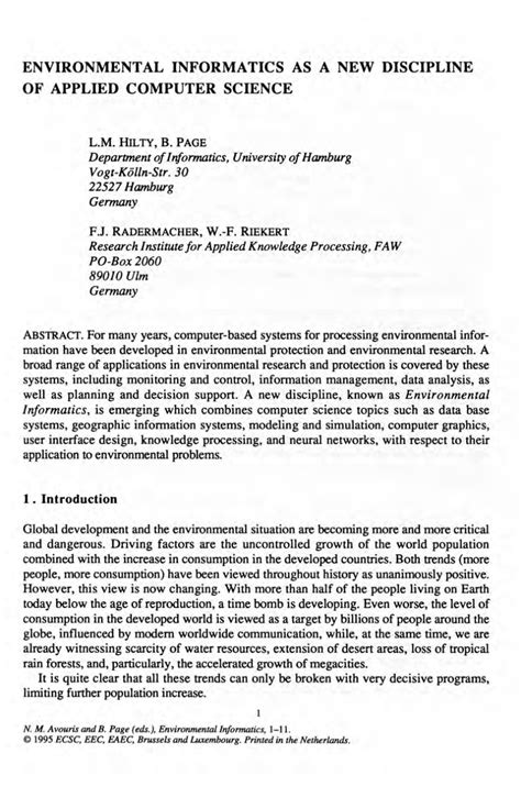 Image result for Environmental Computer Science