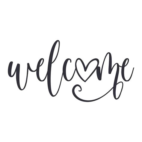 Welcome Cursive Art Print