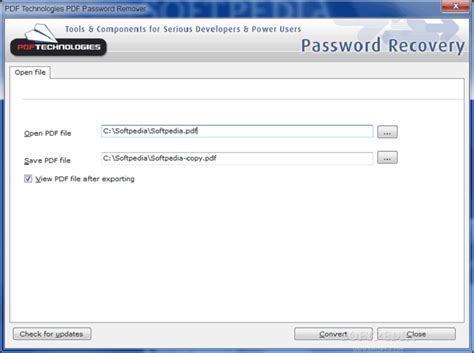 Ahead PDF Password Remover - Download