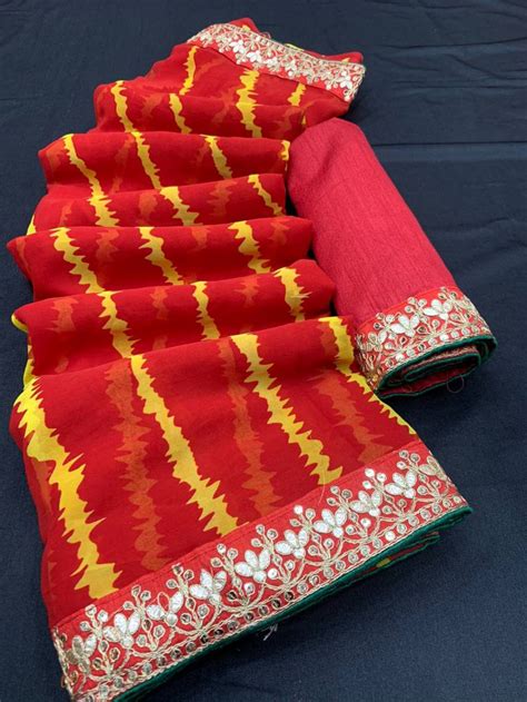 Mahek 92 Party Wear Designer Leheriya Bandhani Saree Collection