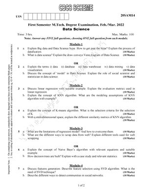 Assignment 6 Machine Learning - data science - Studocu