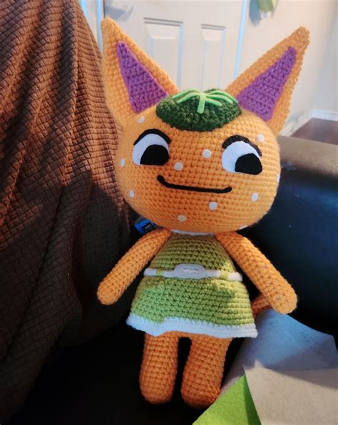 I made Tangy from Animal Crossing! : r/crochet