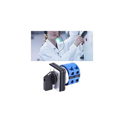 Buy 1Pcs Changeover Switch 4 Position 8 Terminals LW26-20 6E1111 Ui ...