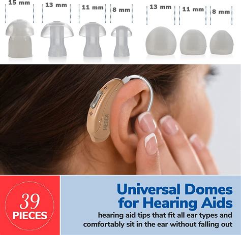 Hearing Aid Domes - Universal Earbud Replacements for BTE Sound ...