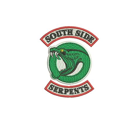 Matriz Bordado Logo da South Side Serpents | Elo7