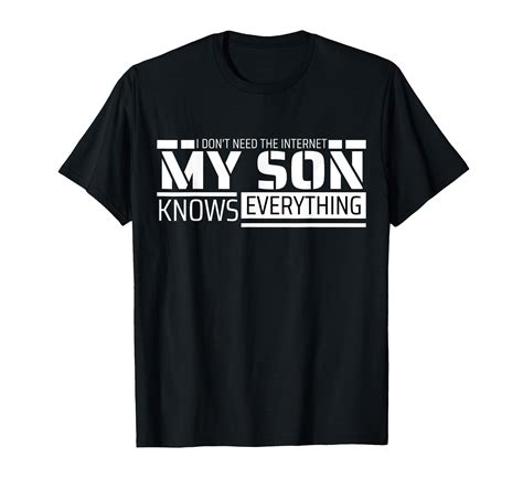 Funny Dad Shirt From Son Men Funny Fathers Day Dad T-Shirt for sale ...