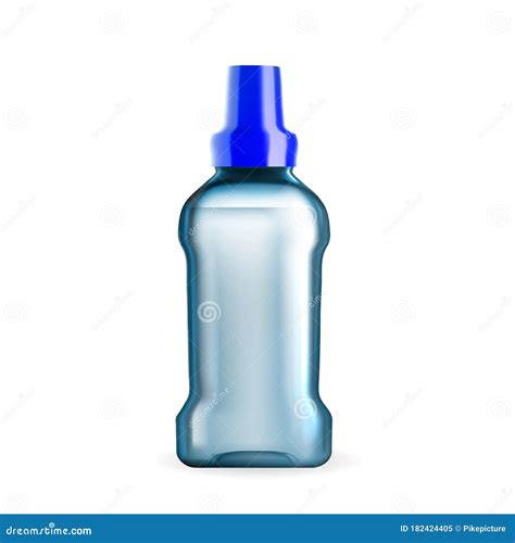 Mouthwash Hygiene Liquid Blank Package Vector Stock Vector - Illustration of action, clean ...