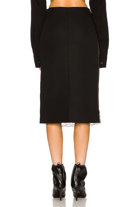 Balenciaga Tailored Skirt in Black | FWRD