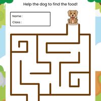 Puzzle: Animal Maze - Puzzles, Riddles and Mazes for Kids - Class 1 PDF ...