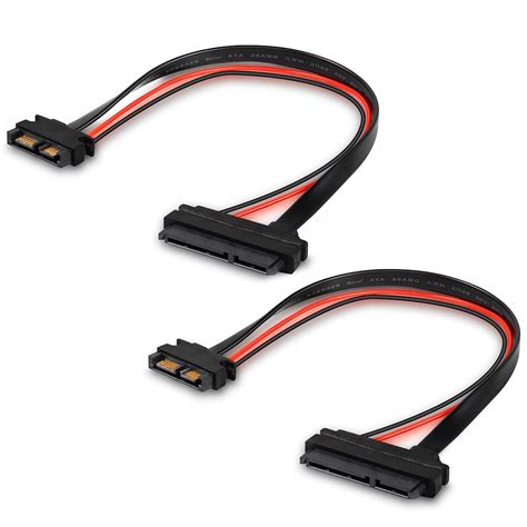 Buy Slimline Sata 13 Pin Male to 22 Pin Sata Female Cable Adapter ...