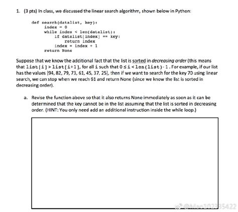 Image result for Linear Search Algorithm Python While Loop