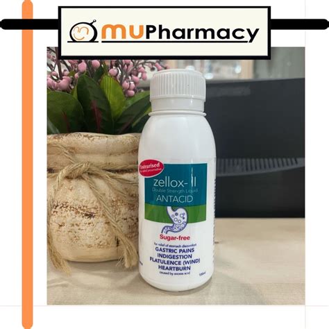 Zellox-II Antacid for Gastric Pains/Indigestion/Flatulence/Heartburn 100ML | Shopee Malaysia