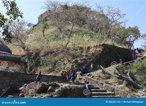 Daulatabad Fort Near Aurangabad, Maharashtra, India. Editorial Stock Photo - Image of fort ...