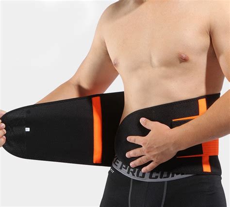 Waist support belt back Waist Trimmer Belt gym train waist protector ...