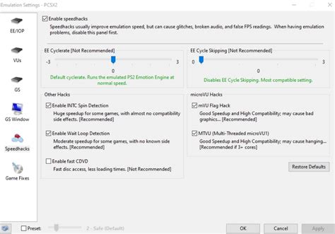 PCSX2 Graphics Settings 的图像结果
