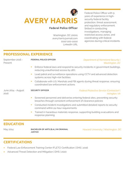 20 Police Officer Resume Examples and Templates for 2026 - Resume.org