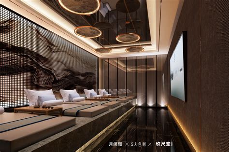 高档娱乐足浴场所设计案例-杭州众策装饰装修公司
