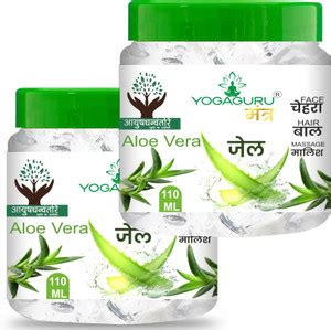 YOGAGURU MANTR Aloe Vera Gel For Skin Acne, Scars, Dark spots Face ...