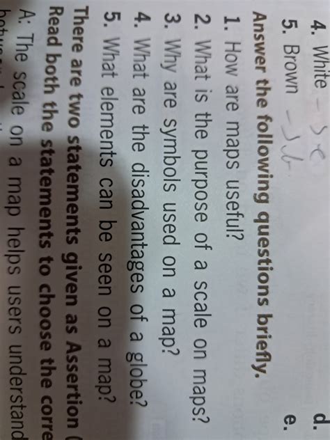 Answer the following questions briefly: How are maps useful? What is the..