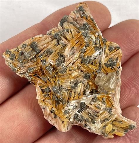 Moroccan Bladed Cerussite - Barite - Galena | Ubuy India