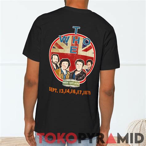 Vintage 1979 The Who Maximum Tour Shirt Madison Square Garden 2-sided Shirt - TokoPyramid