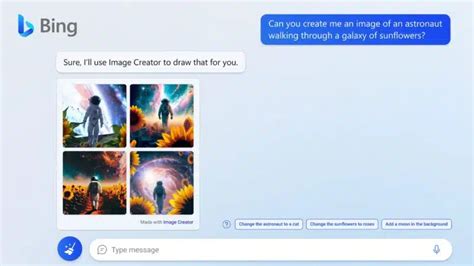 Bing Chat Ai Image Creator 的图像结果