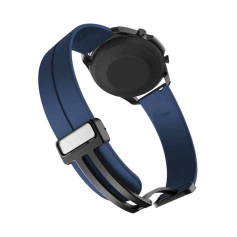 Prolet 20MM Silicone Strap with Folding Magnetic Lock Compatible with ...