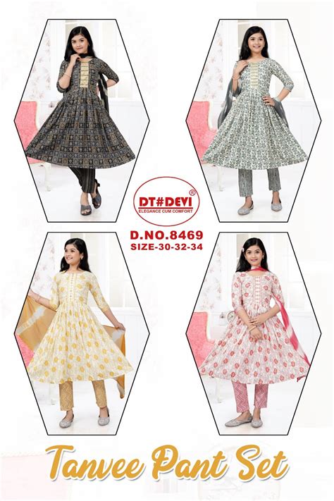 Tanvee 8469 Dt Devi Capsule Girls Readymade Pant Suits – Kavya Style Plus