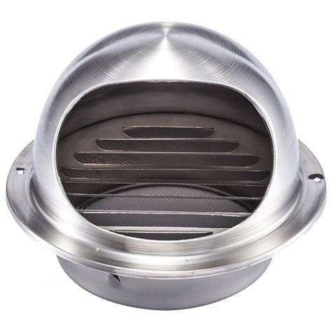 Buy LTLCBB Bull-Nose Ventilation Cap, Stainless Round Wall-ed Exterior ...