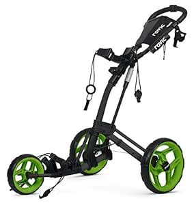 Buy Clicgear Rovic RV2L Golf Push Cart (Charcoal / Lime) Online at Low ...