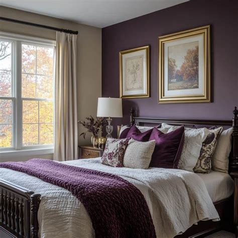 Purple Paint Bedroom Walls Dark Purple Room Wall Paint | TikTok